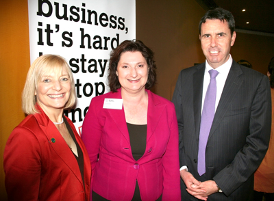At the launch of the Small Business Solutions program